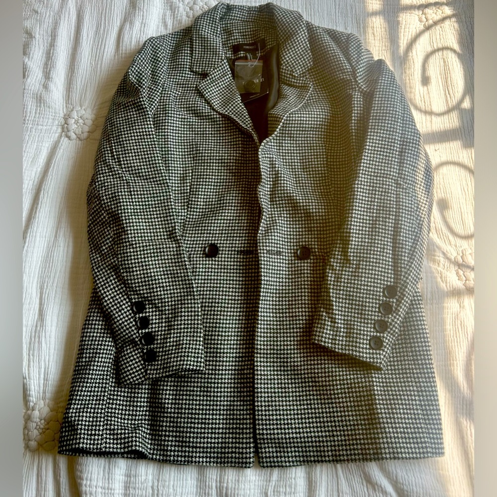 Forever 21 Houndstooth Blazer
